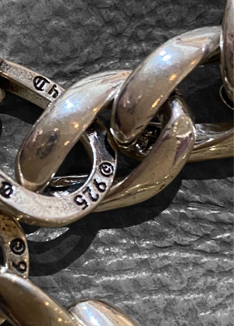 シルバー　アンティーク　ウォレットチェーン オリジナル シルバーウォレットチェーン ベルトクリップ